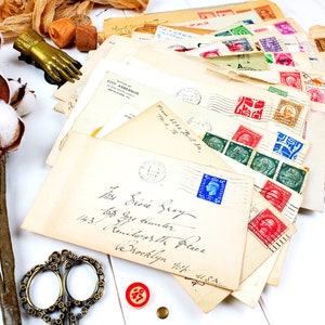 Vintage Postal Envelopes / Vintage Postal Ephemera / Vintage Letters