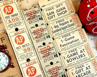 Vintage Rare Tickets