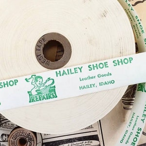Vintage Hailey Shoe Shop Gummed Tape