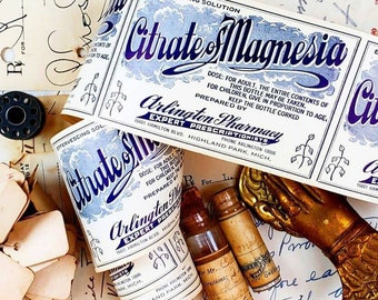 1920s Citrate Of Magnesia Labels
