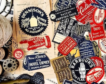 25 Piece Advertising Labels High-quality Laser Reproductions Not Gummed