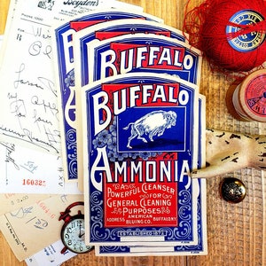 1910s BUFFALO AMMONIA LABELS