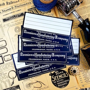 Dennison Manufacturing Label Reproductions