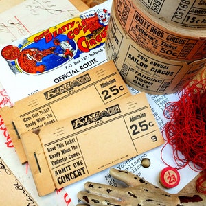 Vintage Circus Tickets