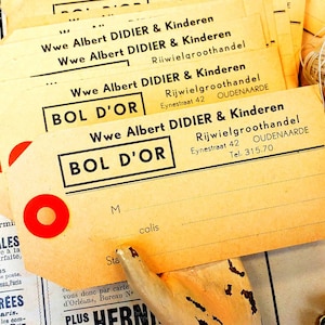 Vintage Belgian Tags