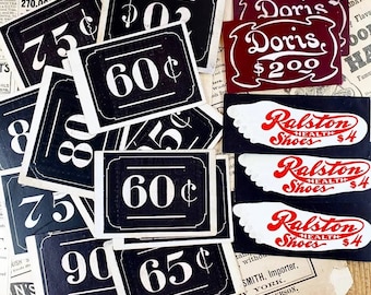 Vintage Raelston Shoe Store Tags