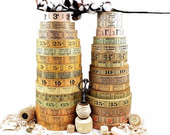 Beige Rolls Ticket Collection