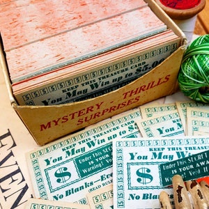 cartes au trésor vintage (5 pièces)