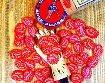 Sellos de etiquetas de Newton Chemical Co. de la década de 1920 (3 etiquetas)