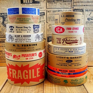 Vintage Gummed Tape Collection