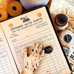 1950s Owosso Auto Parts Receipts