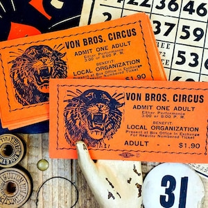Billets pour le cirque Von Bros.