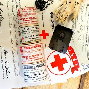 1912 Frank A. Maselli Antique Drugstore Labels