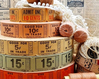 Conjunto de entradas con colores de otoño vintage