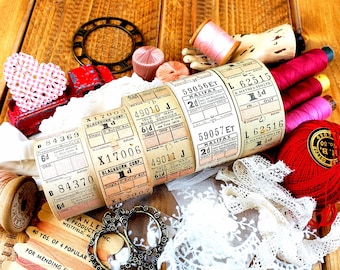 Vintage Rare 1960s British Bus Tickets