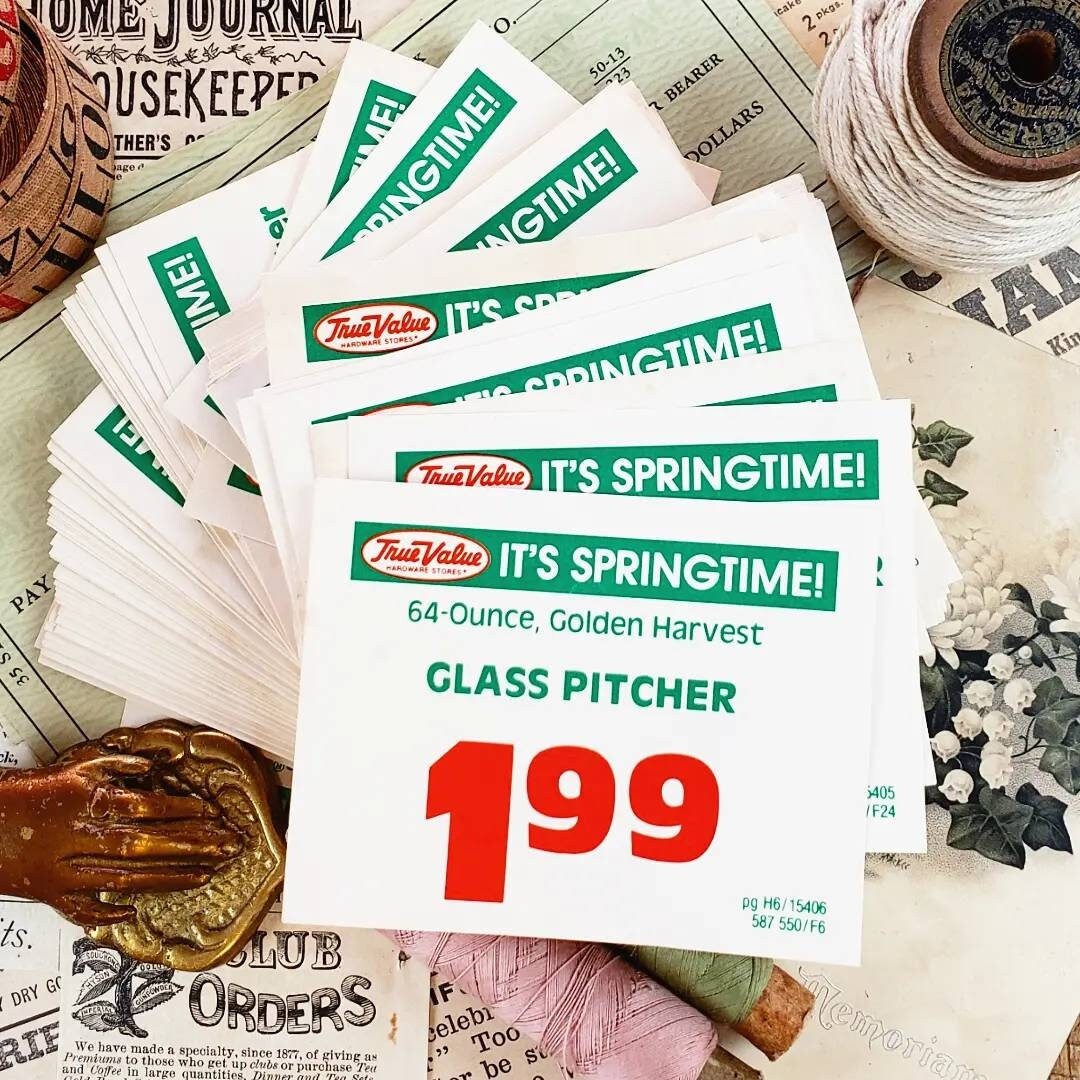 Vintage Springtime Price Tags - Etsy