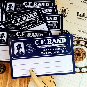 C.F. Rand Clothiers Label Reproductions