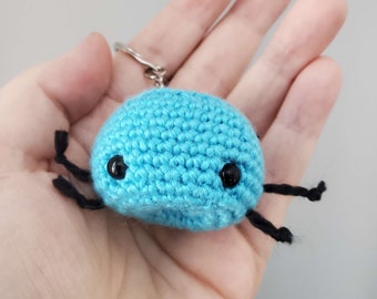Junimo Amigurumi, Junimo Keychain, Stardew Valley Inspired Amigurumi, Nerdy Amigurumi, Holiday Gift Ideas, Nerdy Gift Ideas, Cute Gifts