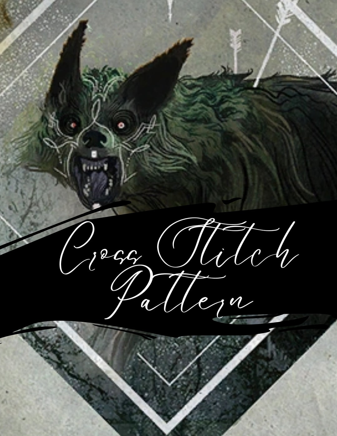 Lavellan (hunter) Tarot Card Cross Stitch Pattern, Dragon Age