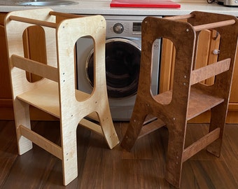 Just another one Montessori-inspired toddler tower: kitchen helper which has a slightly different design than the others safety stools