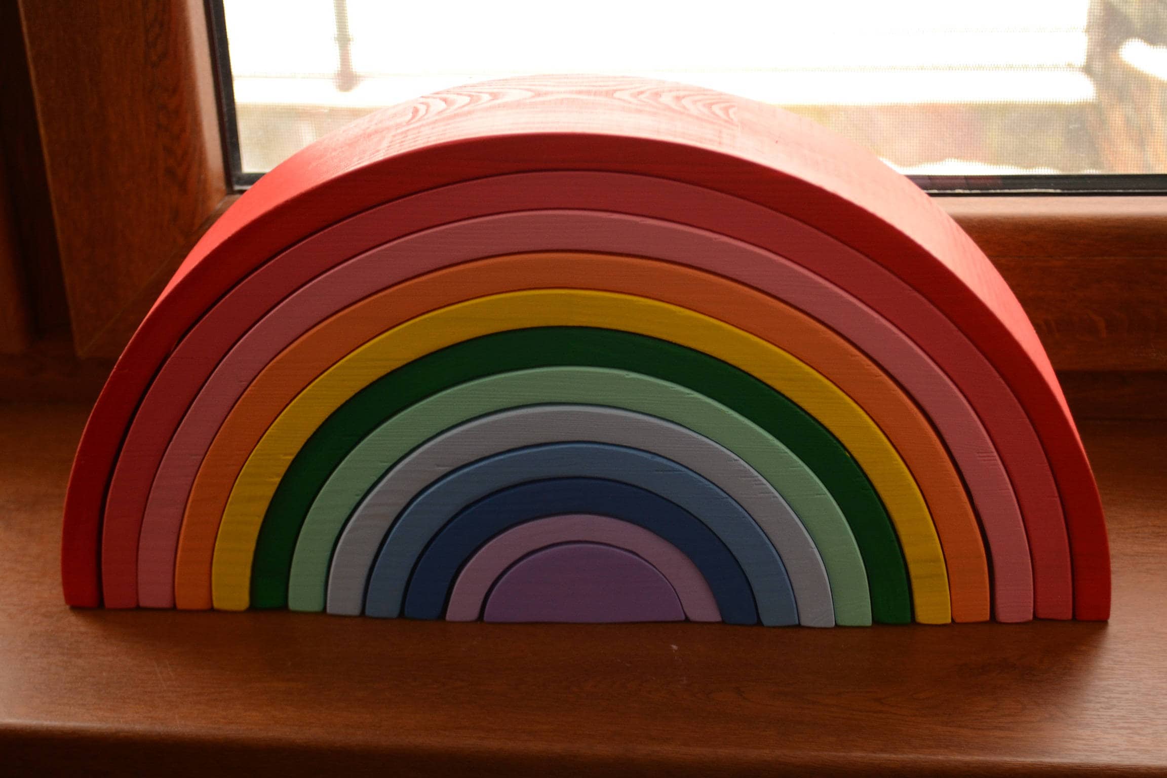 Extra Large Rainbow Stacker Wooden 