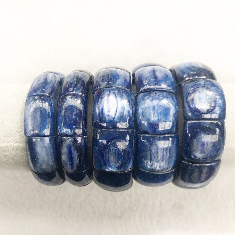 Kyanite Root Chakra Bracelet Grounding Protection Meditation Bracelet Yoga Jewelry