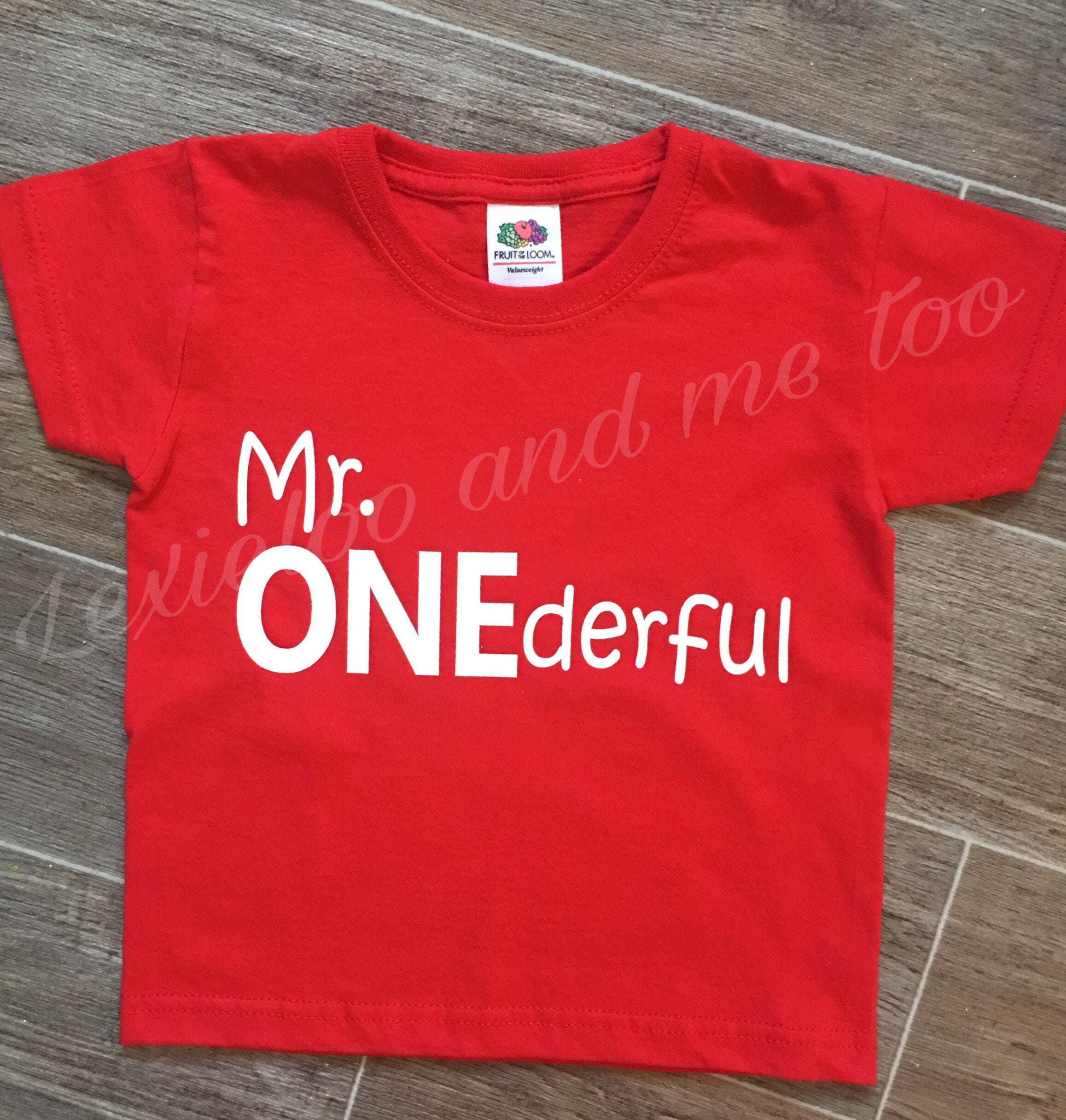 personalised 1st birthday shirt