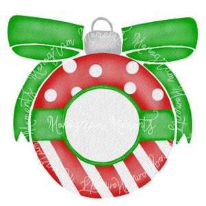 Watercolor Christmas PNG - Ornament Clipart for Digital Download, Sublimation, and Printables