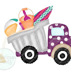Watercolor Summer PNG -  Watercolor Beach Clipart for Digital Download, Sublimation, and Printables