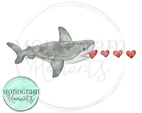 Clipart Shark Parties and Printables Digital Download Commercial Use for Crafts DIY Watercolor PNG Shark shirts Sublimation Design