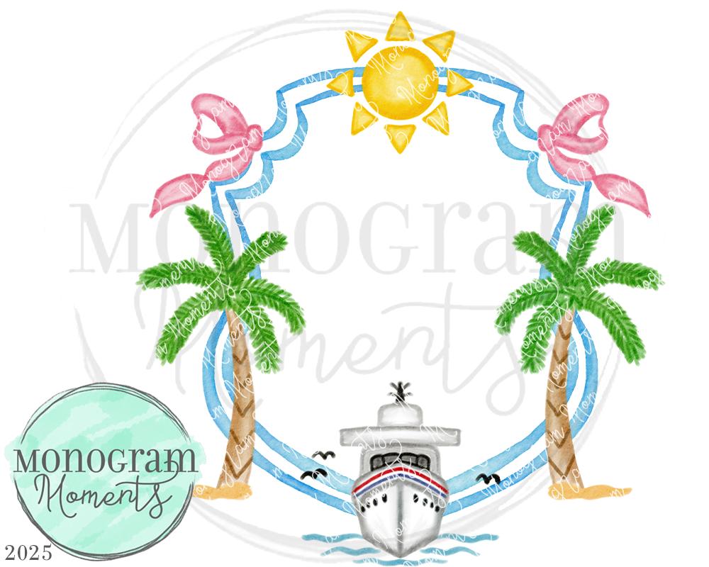 Girls cruise design- girls cruise crest design, girls vacation png, girls summer cruise sublimation png