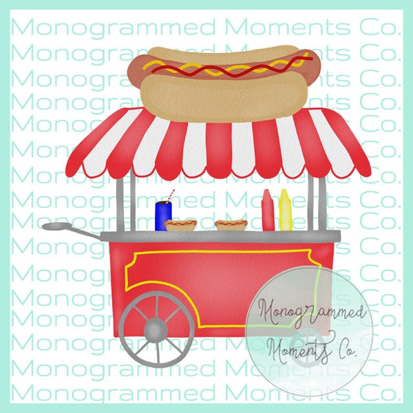 Watercolor County Fair Clipart Fall Hot Dog Stand Circus Fall Watercolor PNG  Digital Download  Printable Artwork Design Boys Outfit