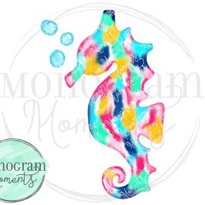 Seahorse design- girls beach seahorse design, girls colored seahorse  girls seahorse sublimation png