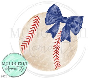 Watercolor Baseball PNG - Girls Baseball Clipart for Digital Download, Sublimation, and Printables