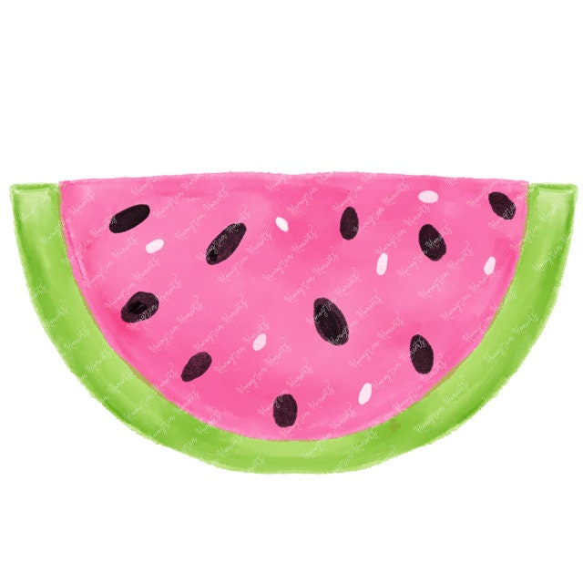 Watercolor Summer PNG Watercolor Watermelon Clipart for Etsy Singapore