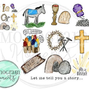 Laat me je een verhaal vertellen, png/christelijk Pasen-png/christelijk verhaal png/Jesus Resurrection png/hij is verrezen/christelijk paasverhaal png