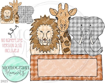 Design de leão, zebra e tigre png - design de zoológico para meninos, sublimação de zoológico para meninos, zoológico para meninos png