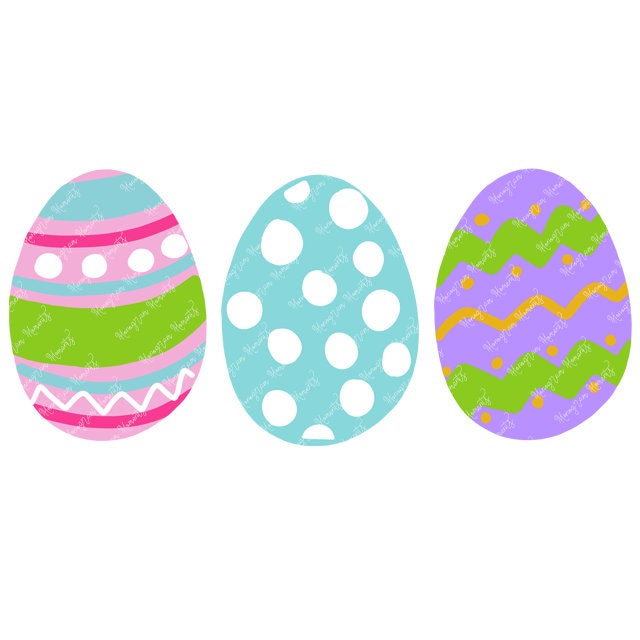 Acquerello Pasqua PNG Clipart di uova di Pasqua ad - Etsy Italia