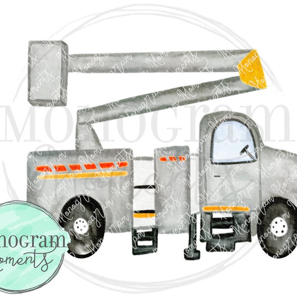 Lights up the World/Lineman Truck for Sublimation/Lineman Truck PNG/Bucket Truck/Power lineman/Bucket Truck Digital Download/Lineman PNG