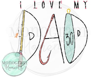 Fars dag png - Jag älskar min pappa, fars dag sublimeringsdesign, fars dag png design