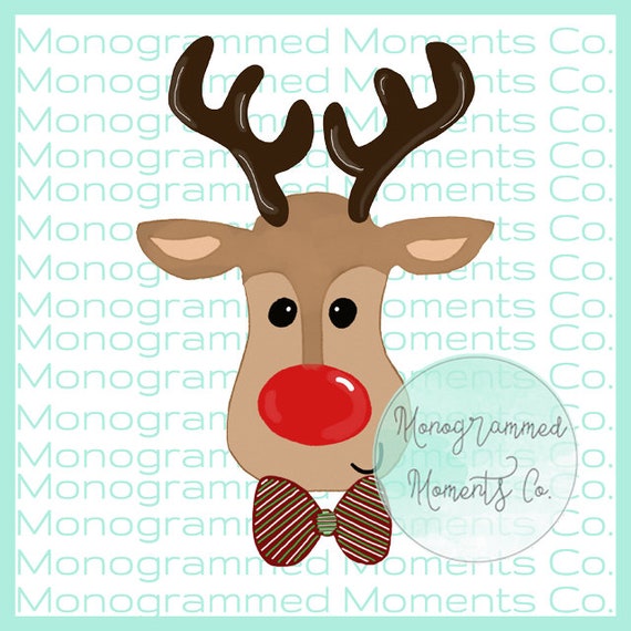 Digital Download Design Artwork Printable Girl Reindeer Clipart