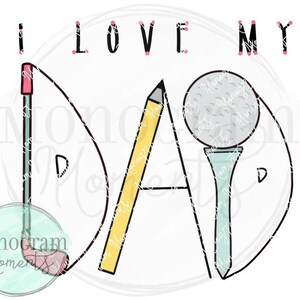 Festa del papà png - Amo mio papà, design di sublimazione per la festa del papà, design png del padre