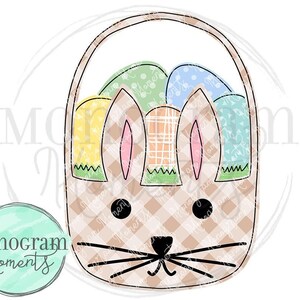 Osterhasenkorb PNG - Jungen Osterhase png , Jungen Osterkorb png, Jungen Ostern png Sublimationsdesign