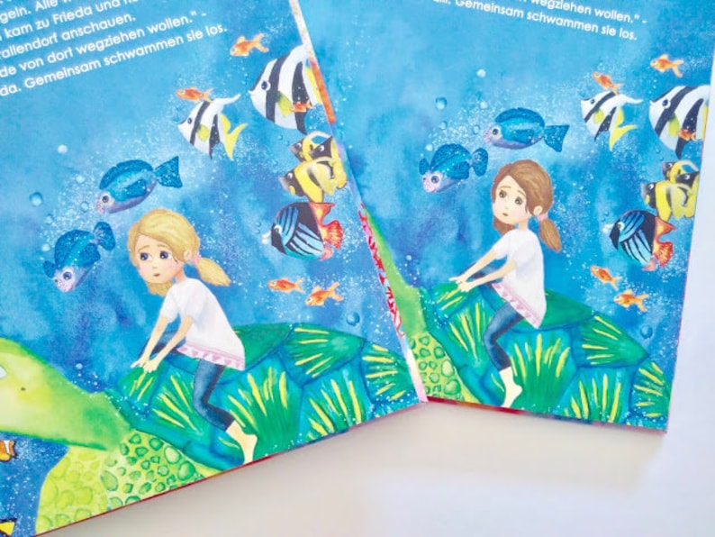 Personalisiertes, nachhaltiges Kinderbuch Meeresabenteuer Bild 4