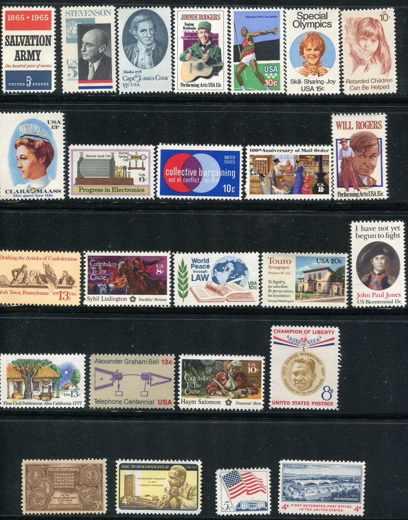 USA Postage Stamps /25 Unused Vintage Stamps /Valid Postage Etsy