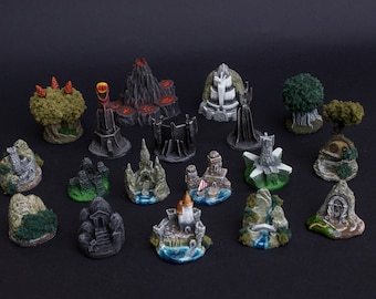 Strongholds set, War of the Ring Boardgame, 18 highly detailed, ready to play miniatures