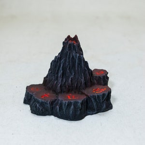 Argonath, Mount Doom and Mountains set for War of the Ring boardgame, resin, PAINTED and READY to PLAY image 9