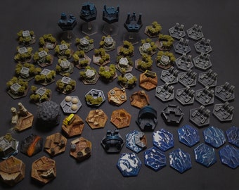 Terraforming Mars Upgrade set, 73 models, fully painted and ready to play, RESIN!!!