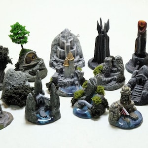 War of the Ring Boardgame Stronghold and Mountains Set Bundle - Etsy