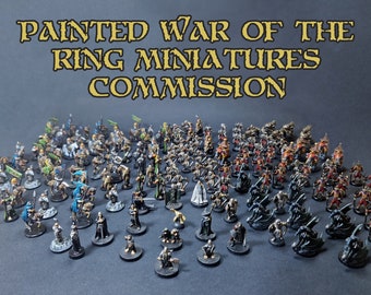 War of the Ring Boardgame PROFESSIONAL Miniature Painting Commission (please read the description)